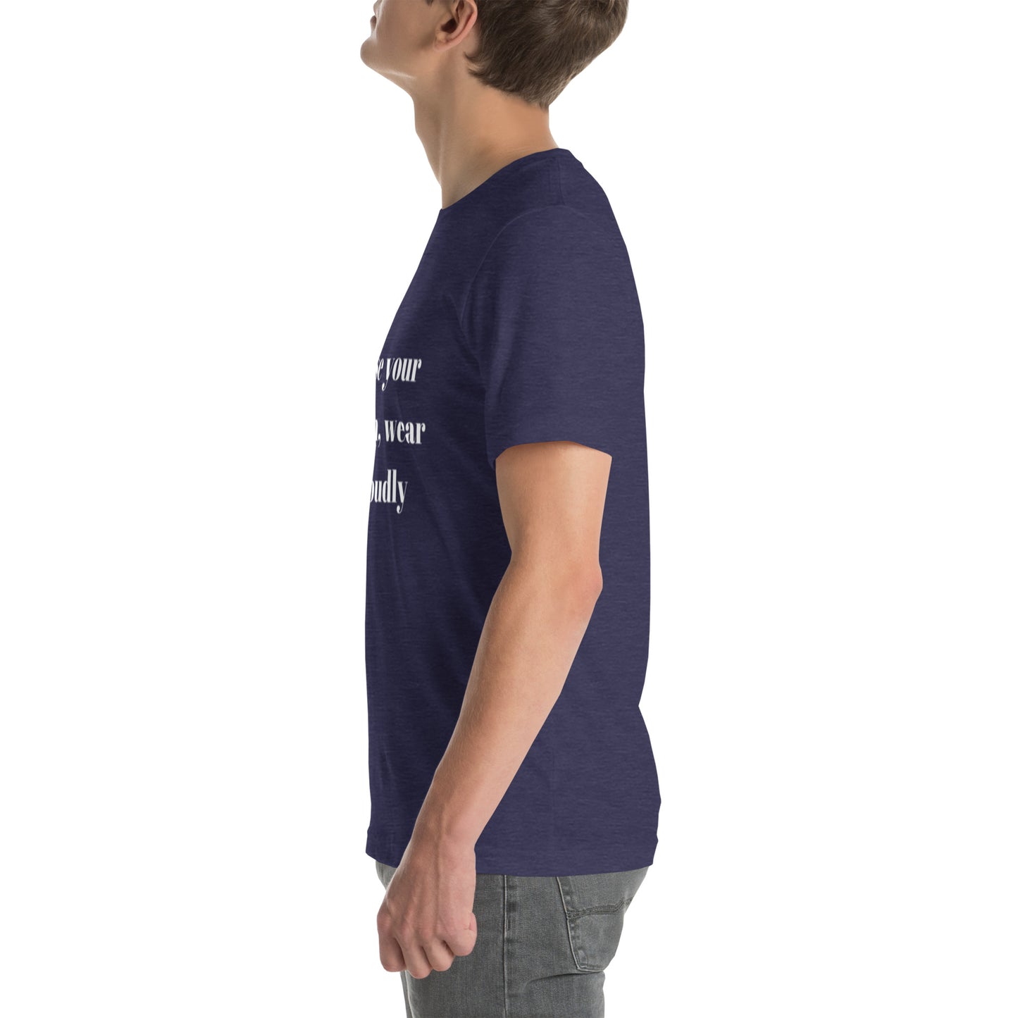 "Chase your passion, wear it proudly" Unisex t-shirt