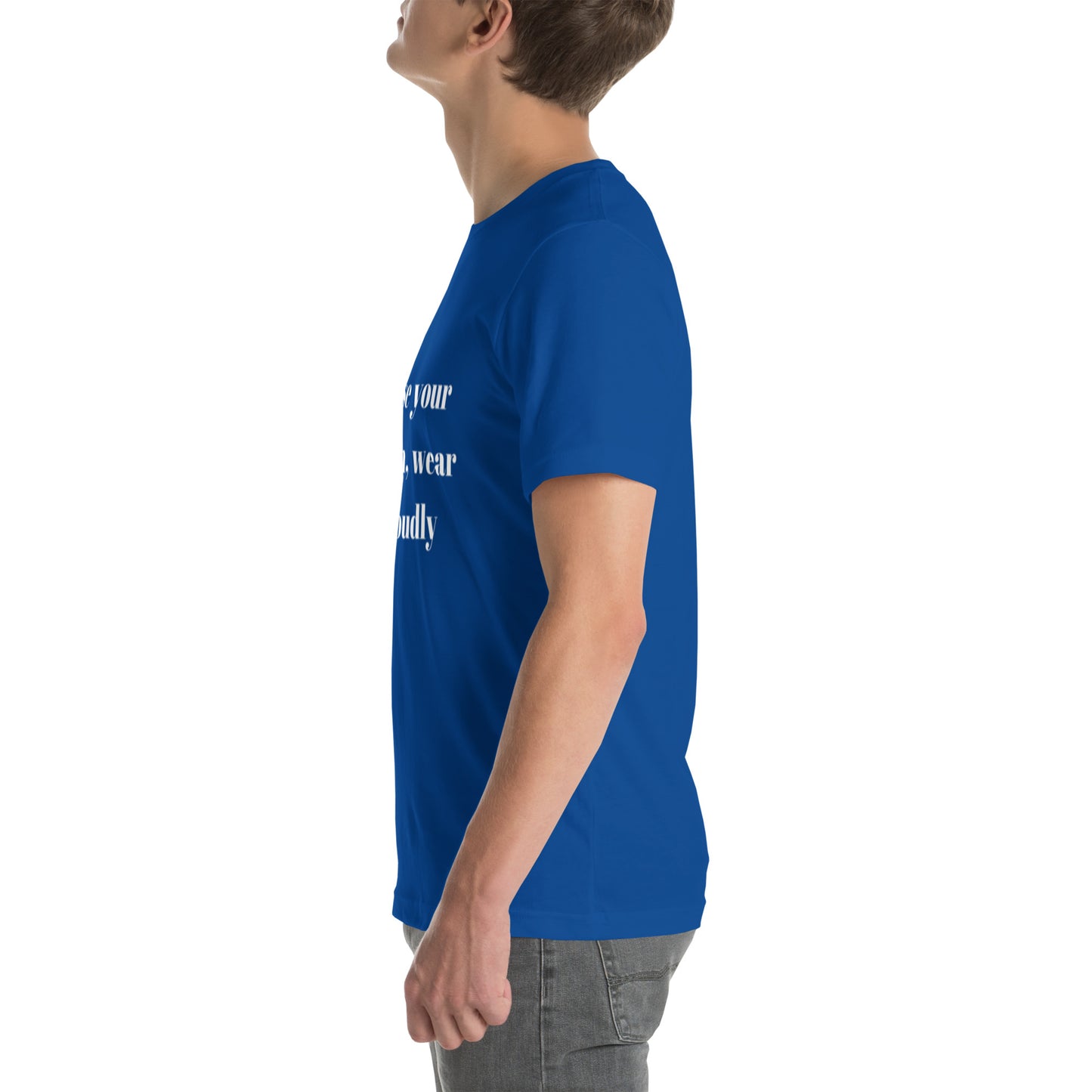 "Chase your passion, wear it proudly" Unisex t-shirt